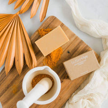 Load image into Gallery viewer, Healing Turmeric Face & Body Soap - Unscented