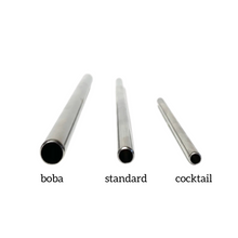 Load image into Gallery viewer, Reusable Stainless Steel Cocktail Straw