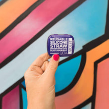 Load image into Gallery viewer, Silicone Straw In Travel Tin - X-Long