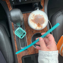 Load image into Gallery viewer, Silicone Straw In Travel Tin - X-Long