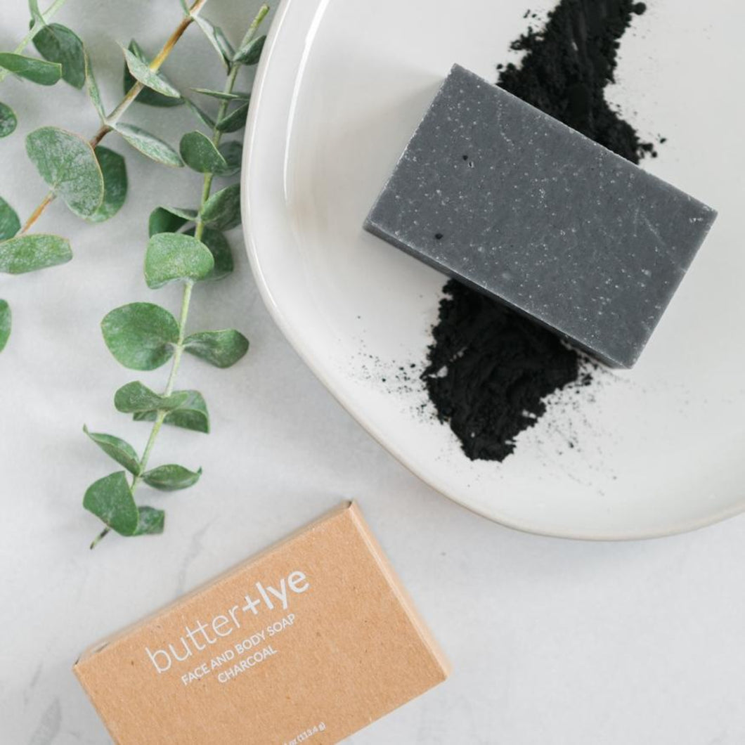 Oil Reducing Charcoal Face and Body Soap - Unscented